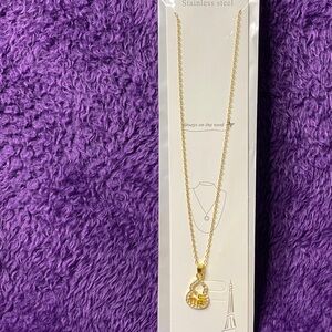 Elegant Gold Fashion Stainless Steel Necklace